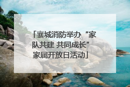 襄城消防举办“家队共建 共同成长”家属开放日活动