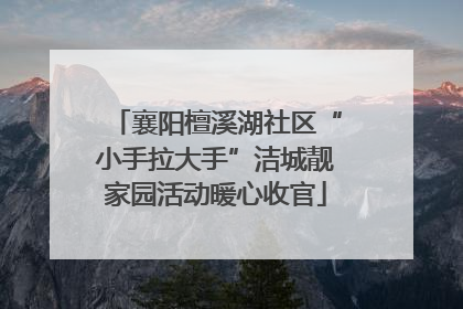 襄阳檀溪湖社区“小手拉大手”洁城靓家园活动暖心收官