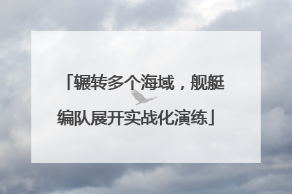 辗转多个海域，舰艇编队展开实战化演练