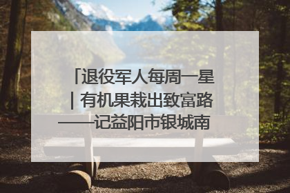 退役军人每周一星｜有机果栽出致富路——记益阳市银城南湖蔬果农民专业合作社总经理晏桂明