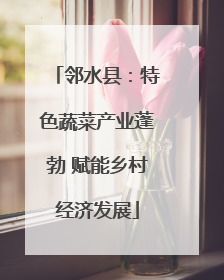 邻水县：特色蔬菜产业蓬勃 赋能乡村经济发展