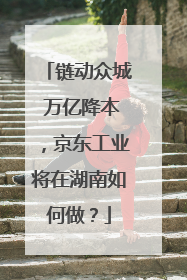 链动众城 万亿降本，京东工业将在湖南如何做？