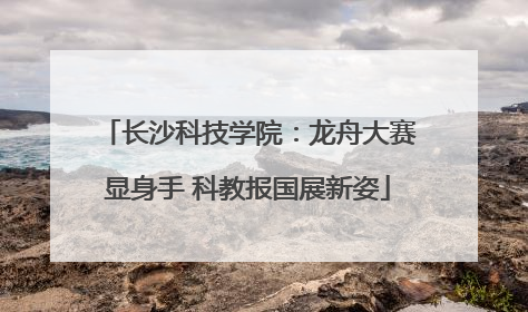 长沙科技学院：龙舟大赛显身手 科教报国展新姿