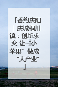香约庆阳｜庆城桐川镇：创新求变 让“小苹果”做成“大产业”