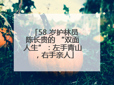 58 岁护林员陈长贵的 “双面人生”：左手青山，右手亲人
